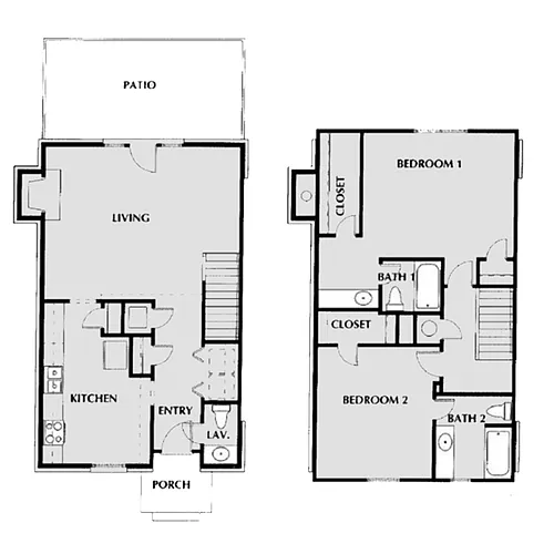 Floor plan Magnolia Townhome