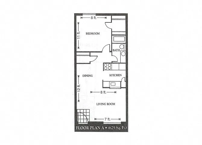 Floor plan One - One 625