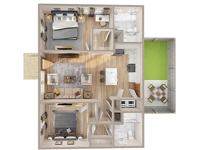 Floor plan Eden (B3)