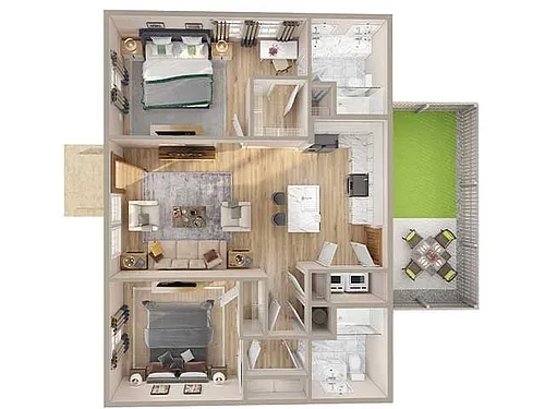Floor plan Eden (B3)
