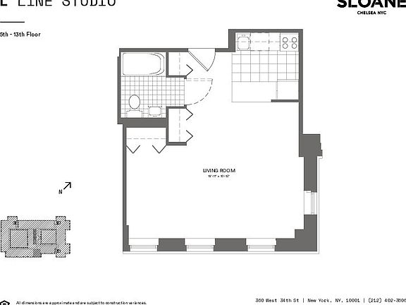 2nd image of 360 W 34th St APT 6L