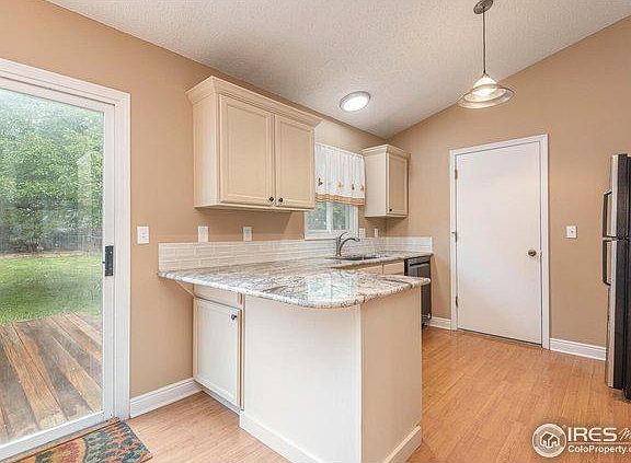 Easy access from kitchen to deck and yard