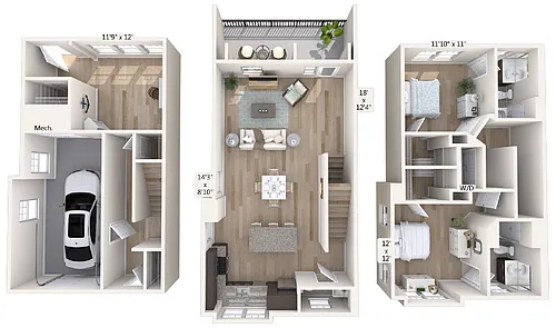 Floor plan B4T-1698sq-Stainless-denwin