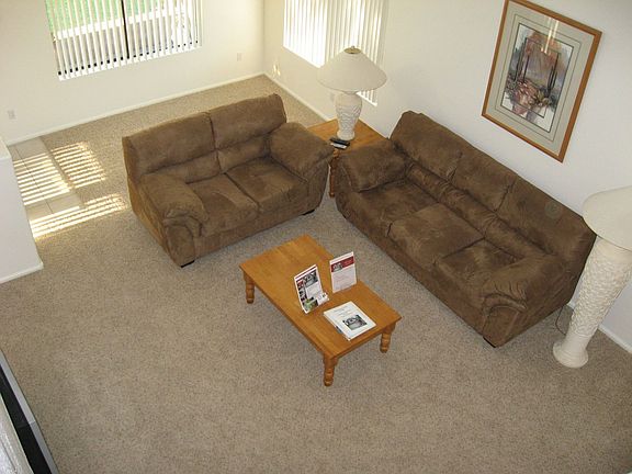 Looking Down on Living Room