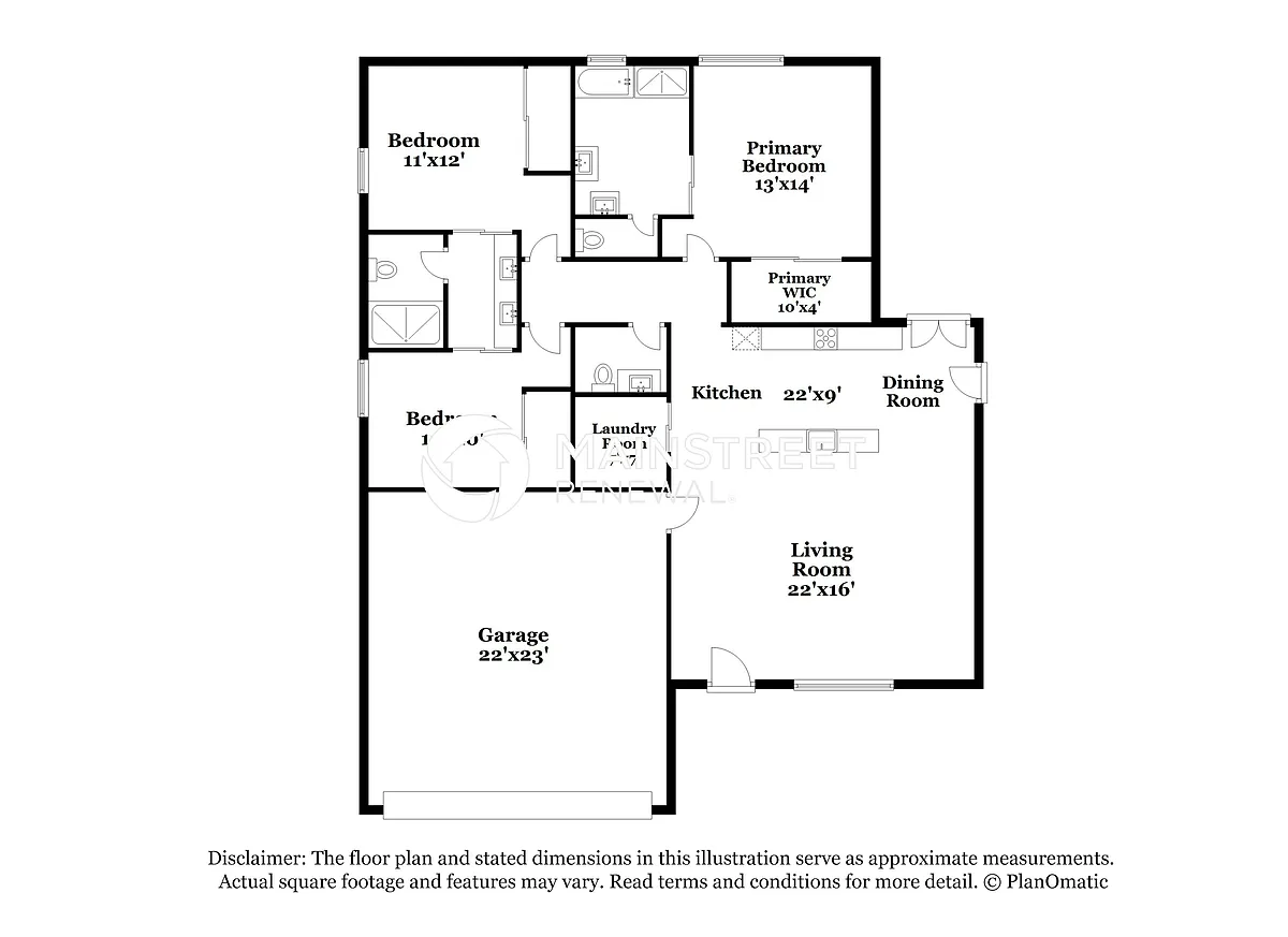 Floor Plan - 11243 Paradise Out Ln