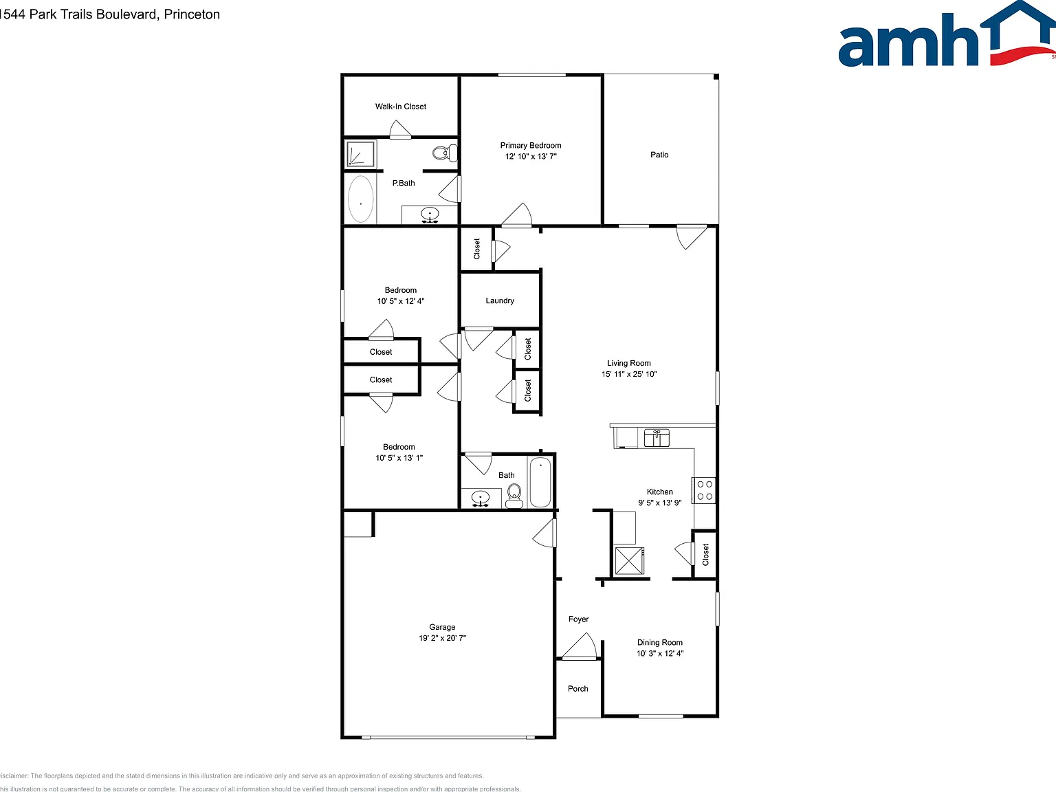 3 bed, 2.0 bath, 1608 sqft, $1,845 — Photo 2