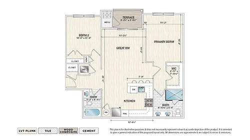 Floor plan The Carlson (RG-C)