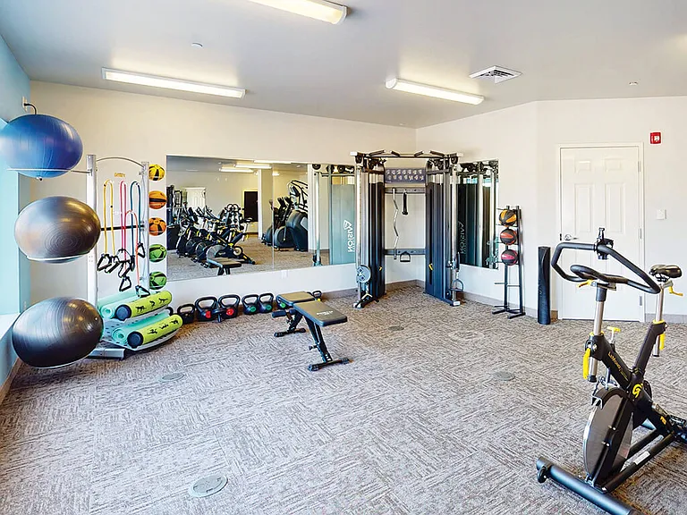 Well-Equipped Fitness Center