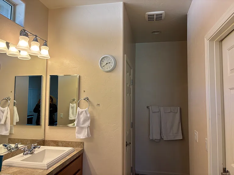 Master Bathroom with Double Sinks