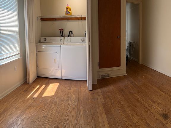 Laundry area behind doors and a great area for an office.