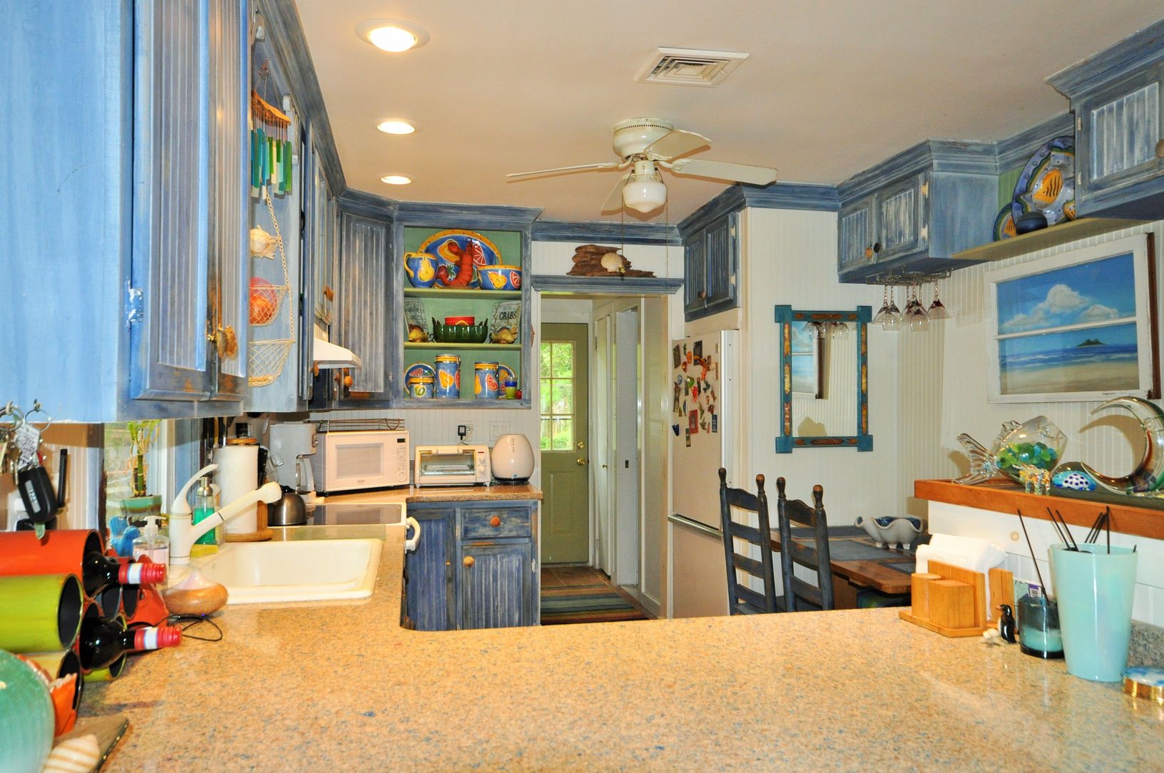  Milk Painted Eclectic Kitchen 