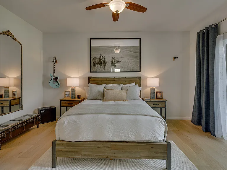 Spacious bedroom