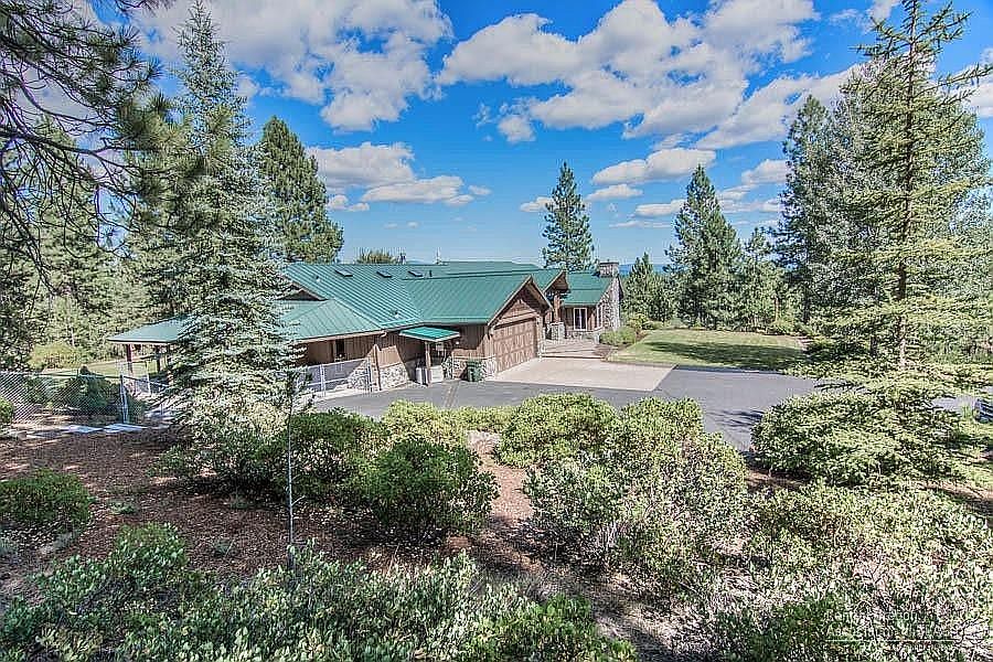Home view with landscaping 