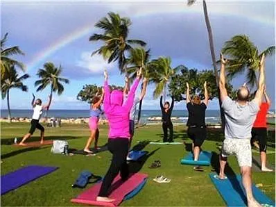 Sports club fitness classes