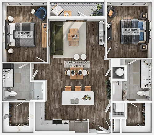 Floor plan B2