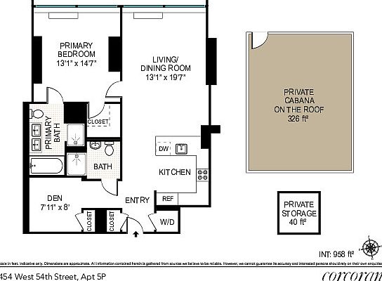 2nd image of 454 W 54th St APT 5P