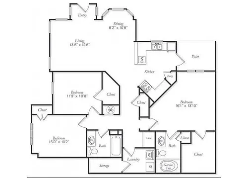 Floor plan Callahan