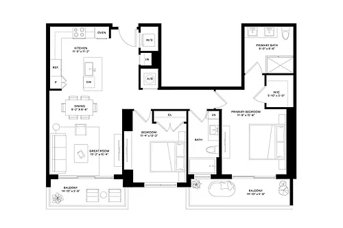 Floor plan B01