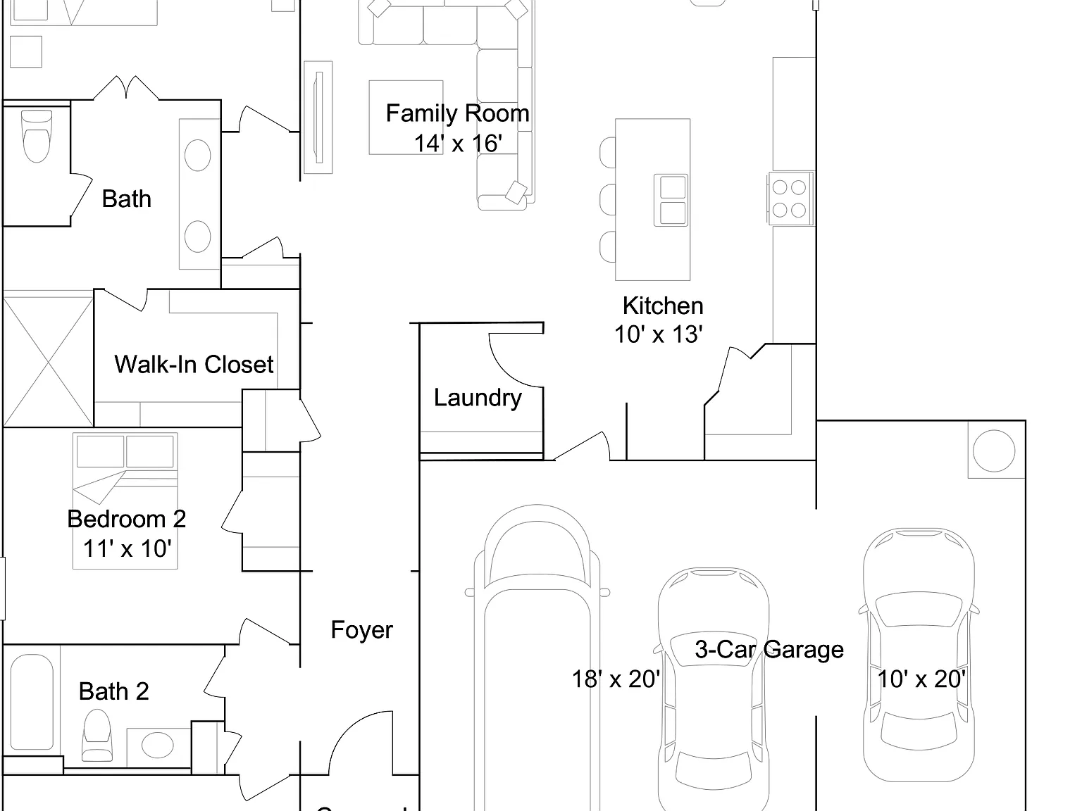 3 bed, 2.0 bath, 1564 sqft, $1,895 — Photo 3