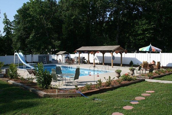 Pool From the back porch