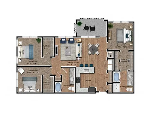 Floor plan 3A