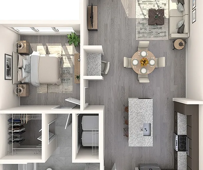 1 Bedroom 1 Bath 1 Bedroom 1 Bath