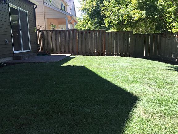 Backyard with patio