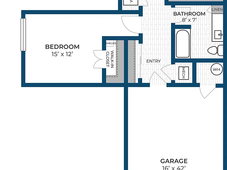 Floor Plan 2A | Seasons at Elgin | Apartments in Elgin, IL Floor Plan 2A | Seasons at Elgin | Apartments in Elgin, IL