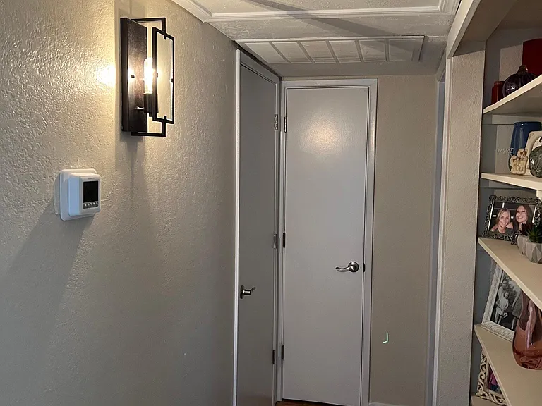 hallway bathroom and closets