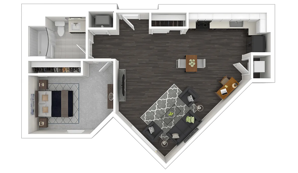 Floor plan 1E1