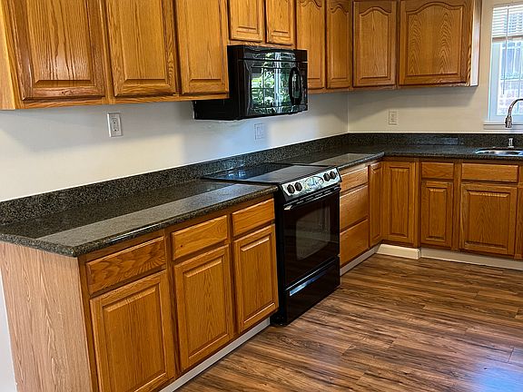 Kitchen view from garage door
