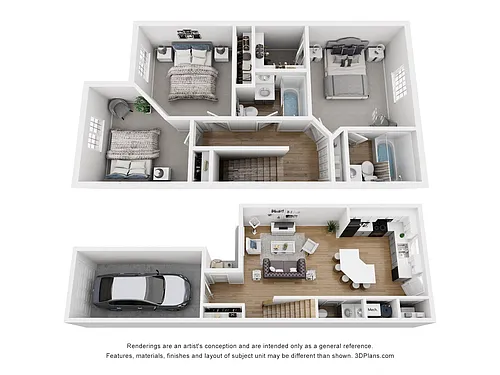 Floor plan The Onyx Newly Renovated