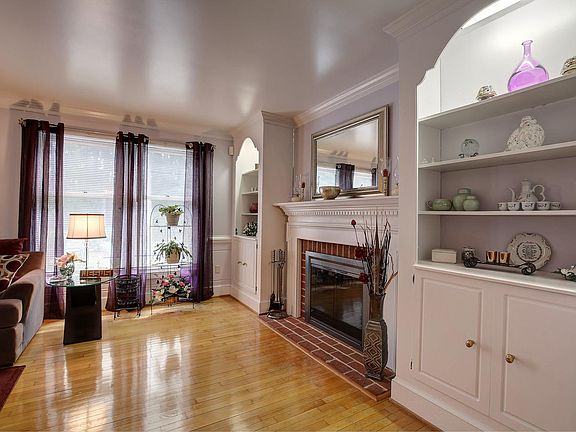 With Built Ins & Fireplace!