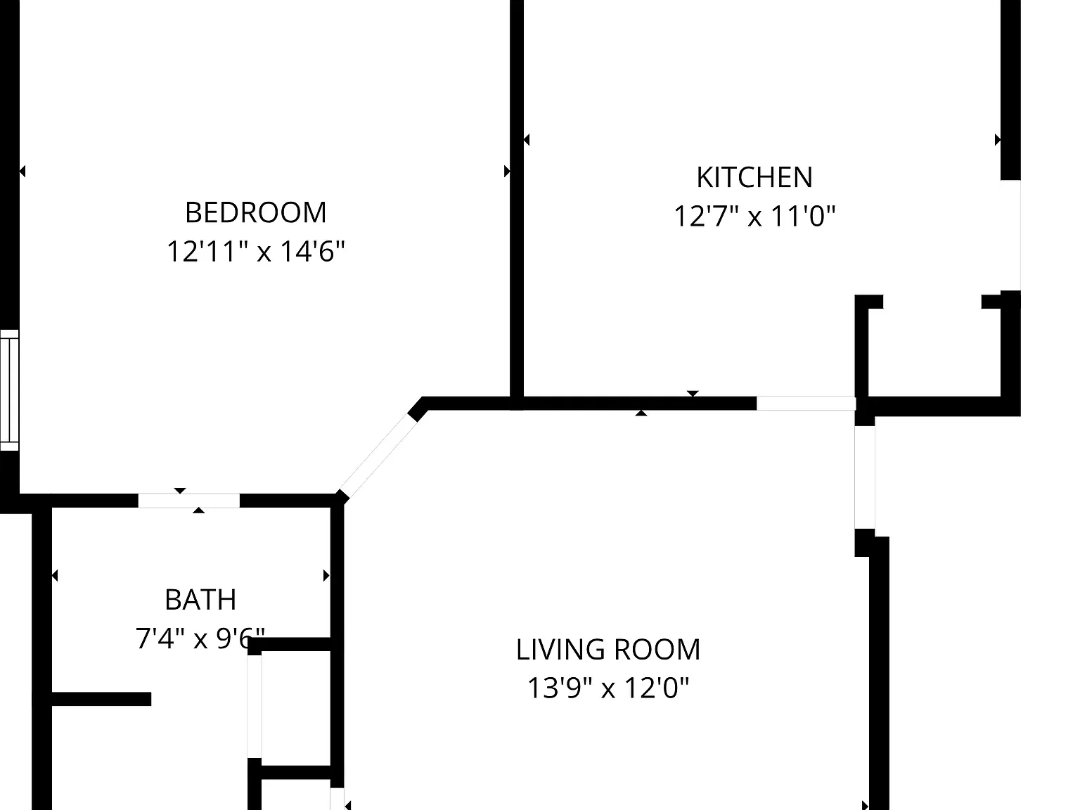 1 bed, 800 sqft, $1,600 — Photo 3