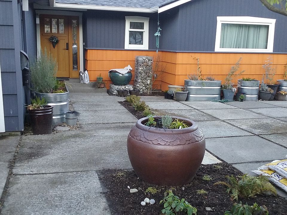 Main entry and south patio