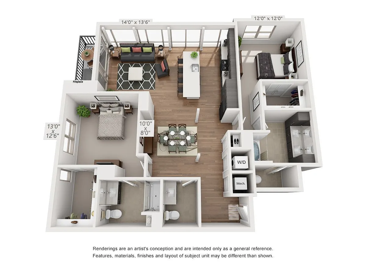 Floor plan B8