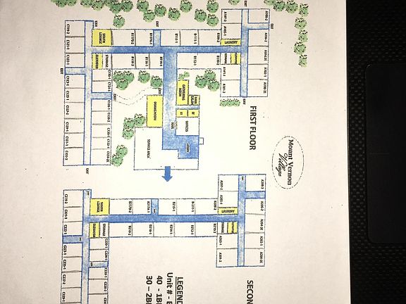 Map of the facility - 70 units