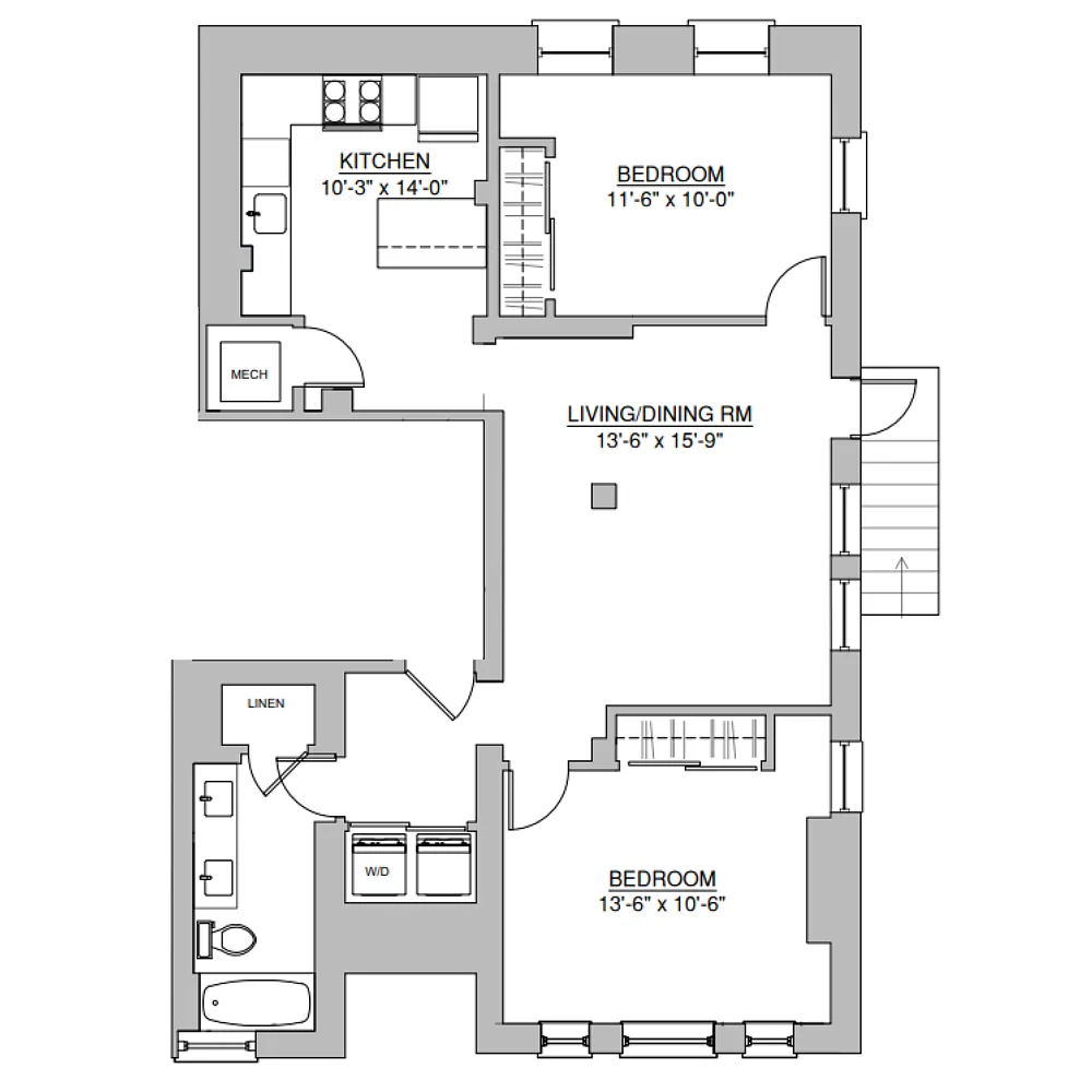 Floor plan 1154-2bC