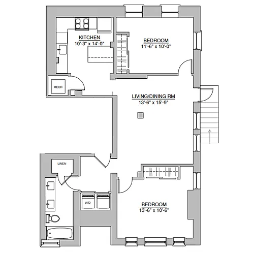 Floor plan 1154-2bC