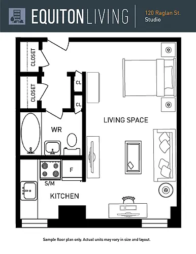 Floor plan Studio