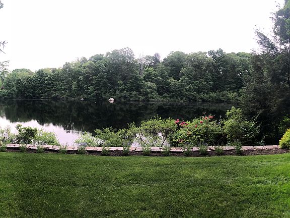  View of lake from yard