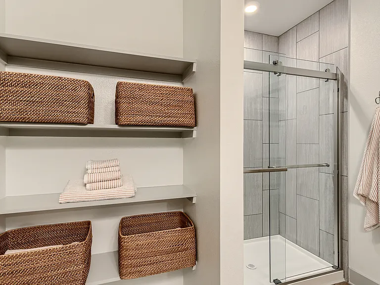 Bathroom with walk-in shower