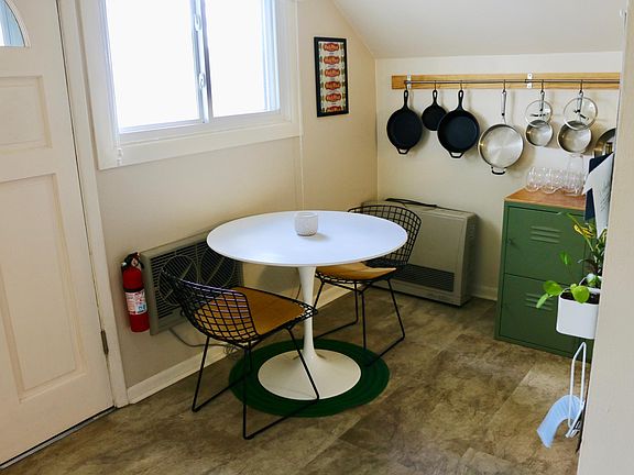 Space for small dining table