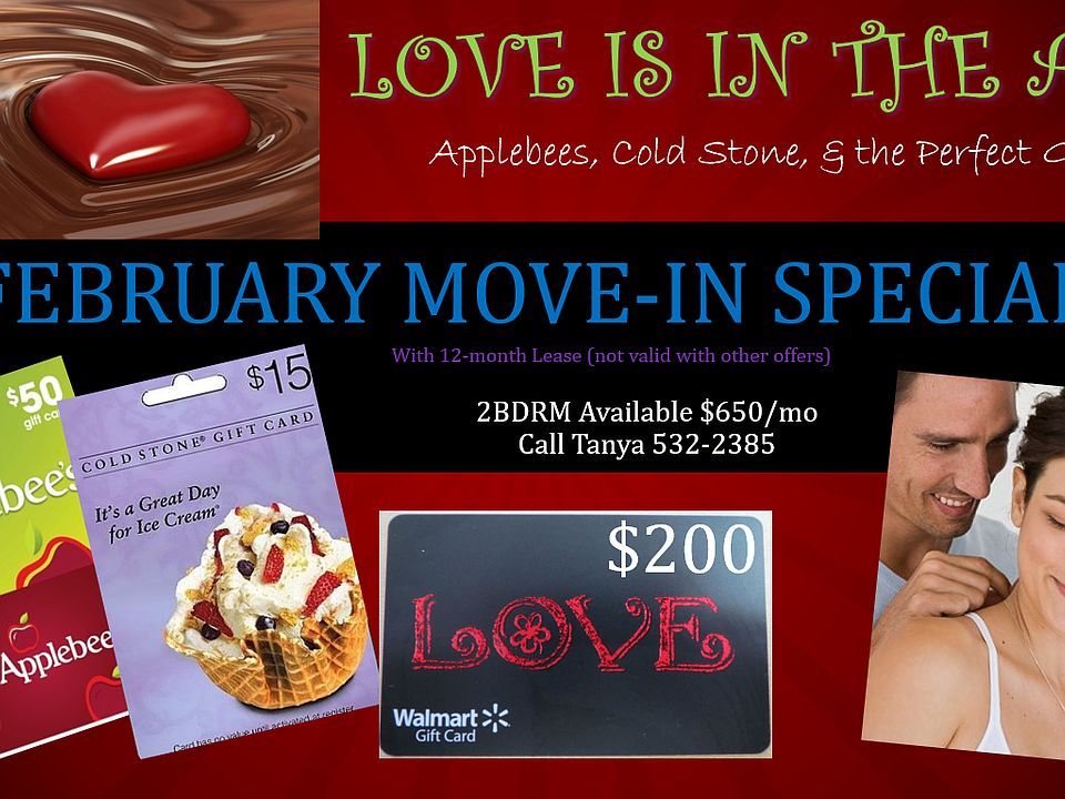 February Move-In Special!