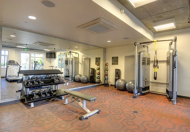 Club-quality fitness center
