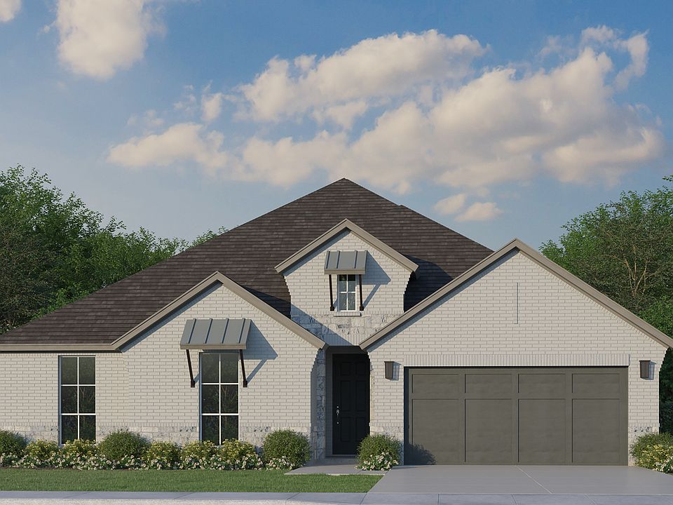 Plan 1681 Elevation C with Stone