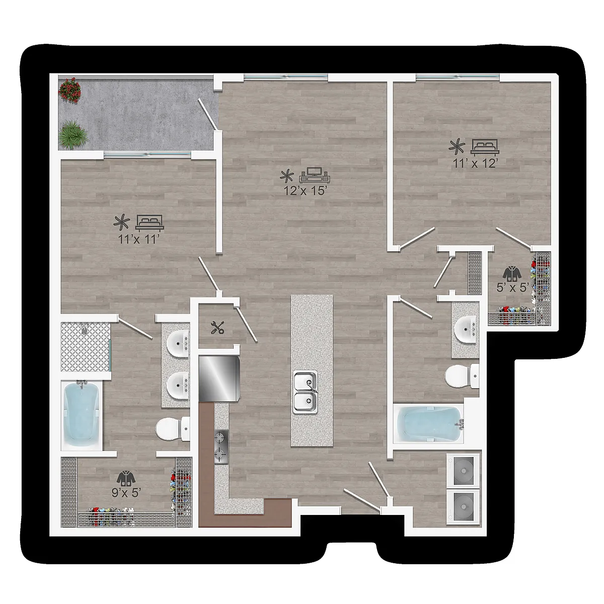 Floor plan 2 D