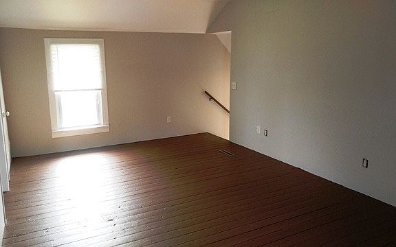 Huge living room with hardwoods