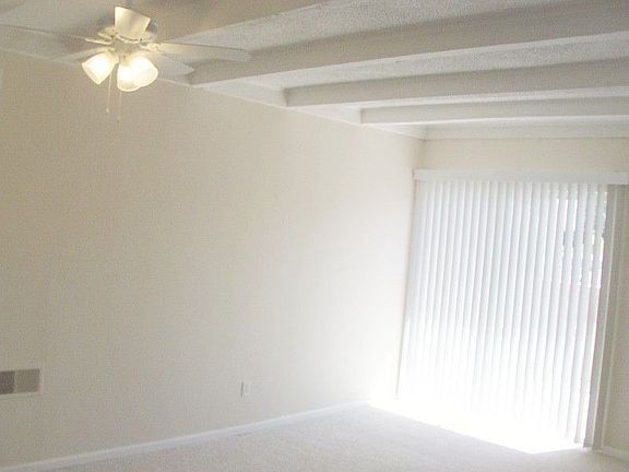 ceiling fan, new carpet