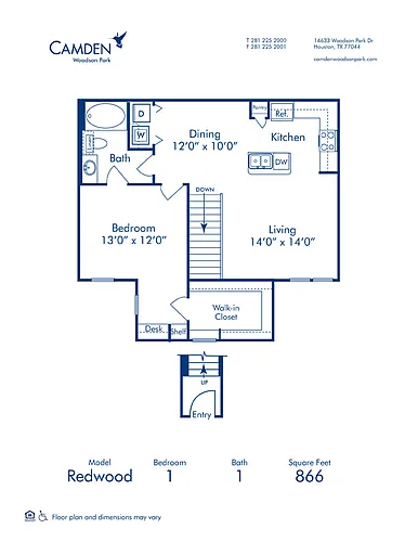 Floor plan Redwood